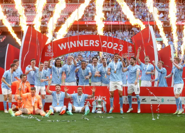 Man City lift FA Cup 2023