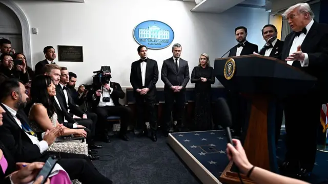 Trump answers questions