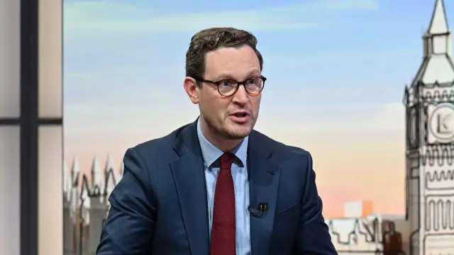Chief Secretary to the PM Darren Jones speaks to the BBC's Laura Kuenssberg