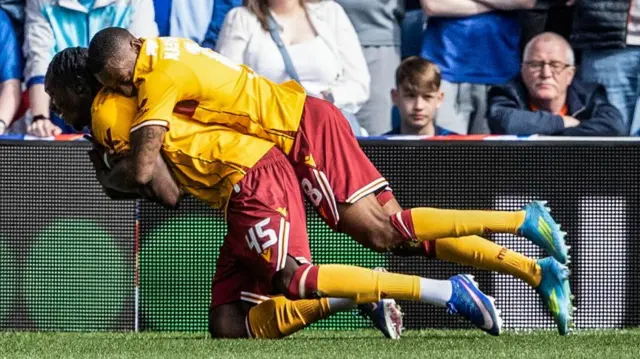 Motherwell celebrate