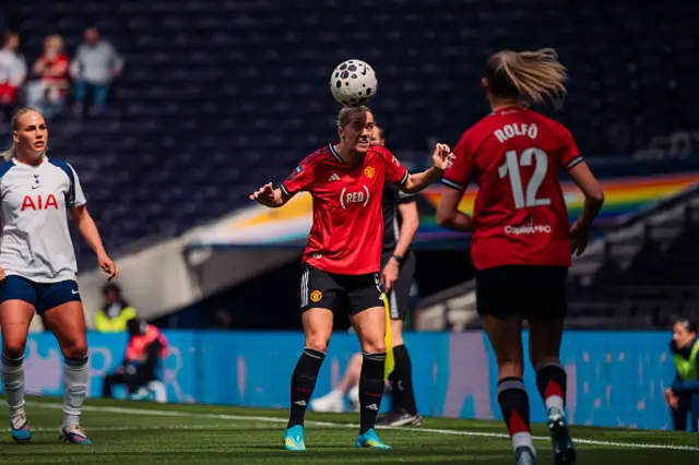 Hanna Lundkvist of Manchester United in action