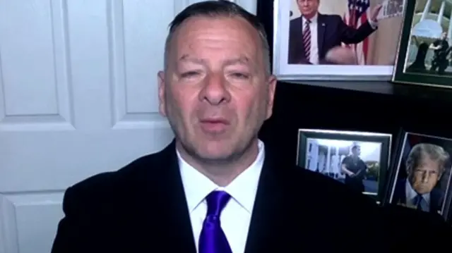 Former secret service agent Barry Donadio speaks to BBC News