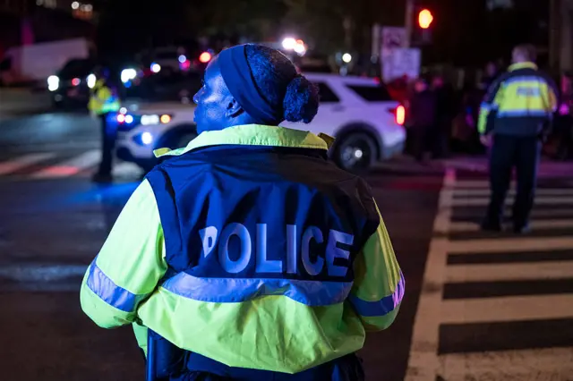 Guests evacuate the Washington Hilton during The White House Correspondents' Dinner after gun shots rang out on April 25, 2026 in Washington, DC