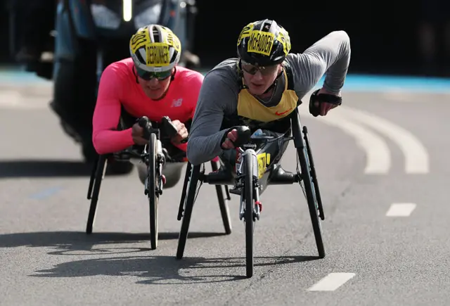 Catherine Debrunner and Tatyana McFadden