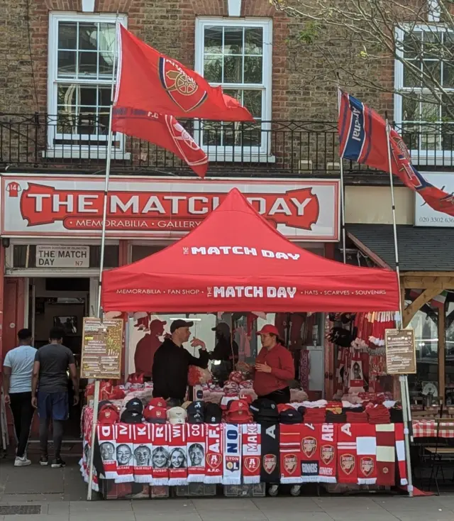 merch stall