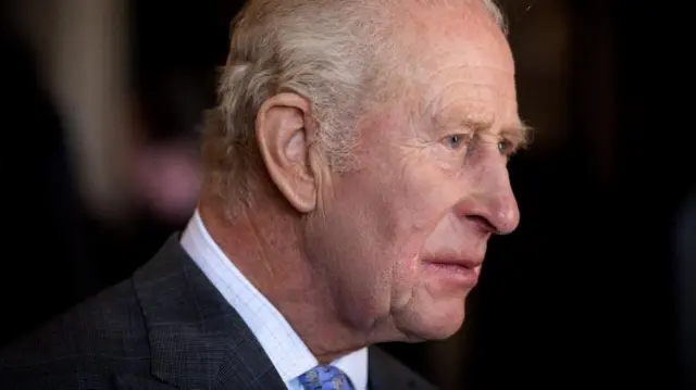 King Charles pictured earlier this month