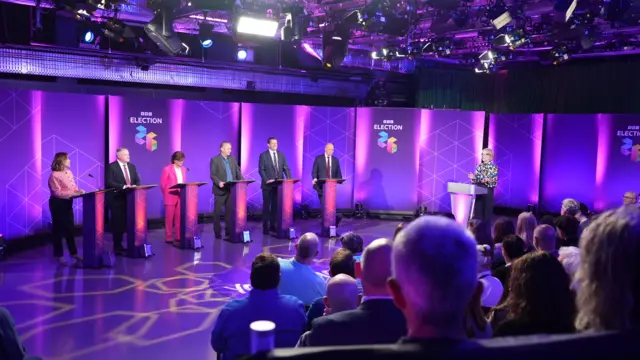 Leaders from all the political parties in Wales