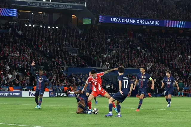 Luiz Diaz fouled inside the six yard box