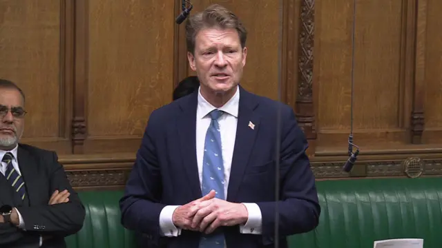 Richard Tice speaking in the House of Commons