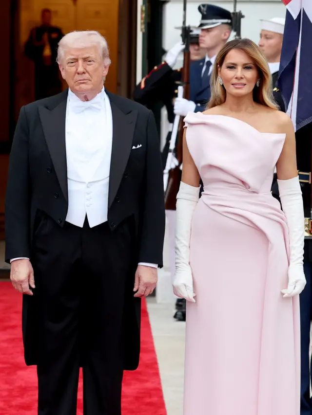 Donald Trump and Melania Trump
