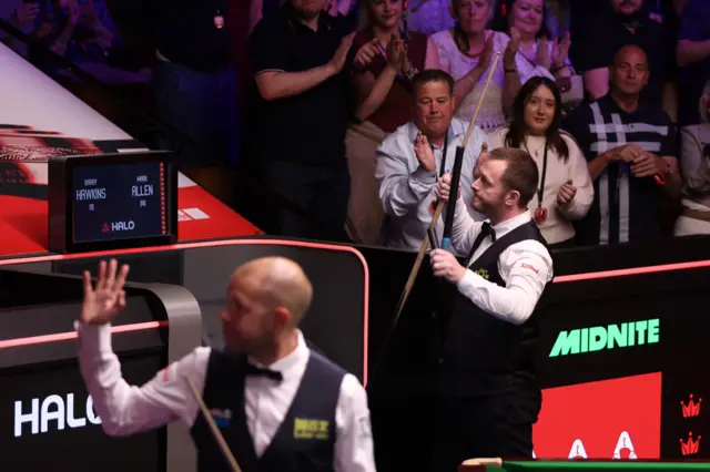 Mark Allen and Barry Hawkins