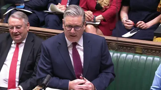 Prime Minister Sir Keir Starmer in the House of Commons