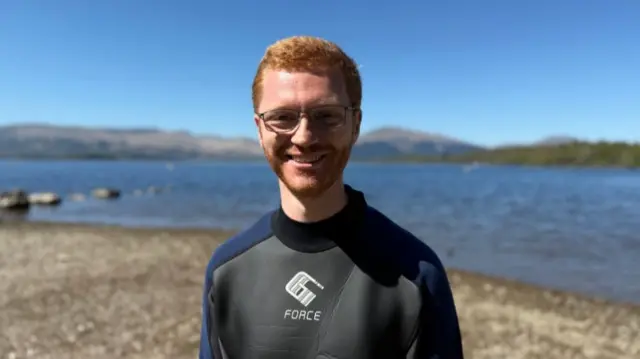 Scottish Greens co-leader Ross Greer is campaigning at Loch Lomond today