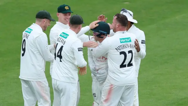 Notts congratulate Kyle Verreyne