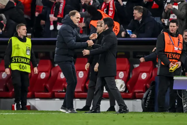 Thomas Tuchel and Mikel Arteta