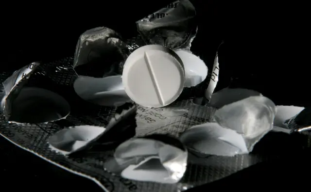 A medication in a blister pack