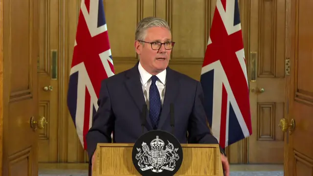Prime Minister Keir Starmer speaking