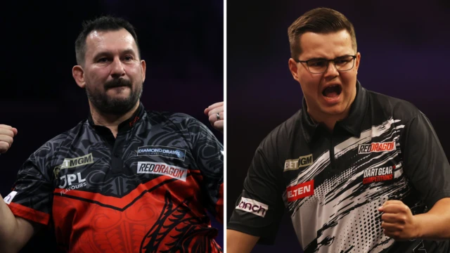 Jonny Clayton and Gian van Veen