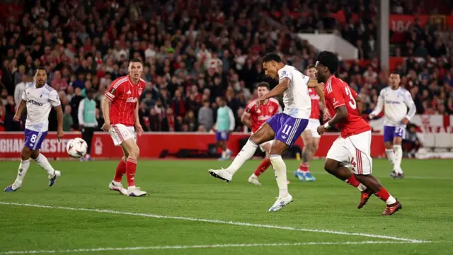 Ollie Watkins shoots