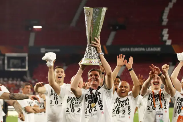 Oliver Glasner Frankfurt Europa League