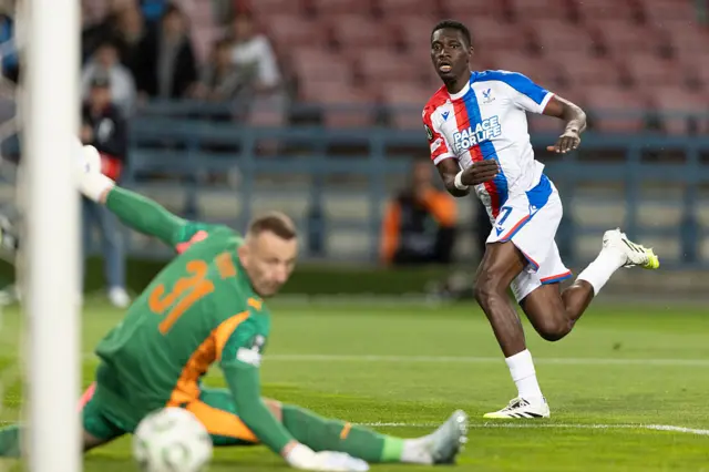 Ismaila Sarr scoring a goal