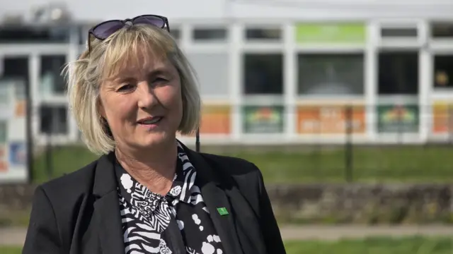 Councillor Sally Haydon smiling at the camera.