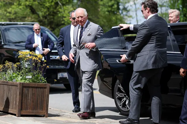 King Charles arrives to Shenandoah National Park