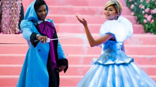 Zendaya and Law Roach on the Met Gala red carpet