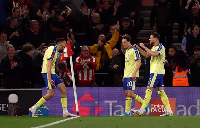 HT: Southampton 1-0 Arsenal