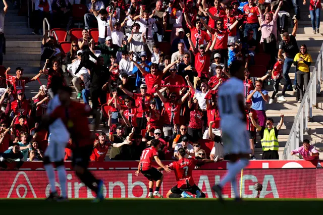 Real Madrid concede against Mallorca