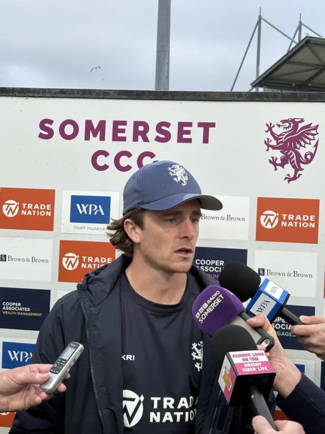 Abell after his century last night
