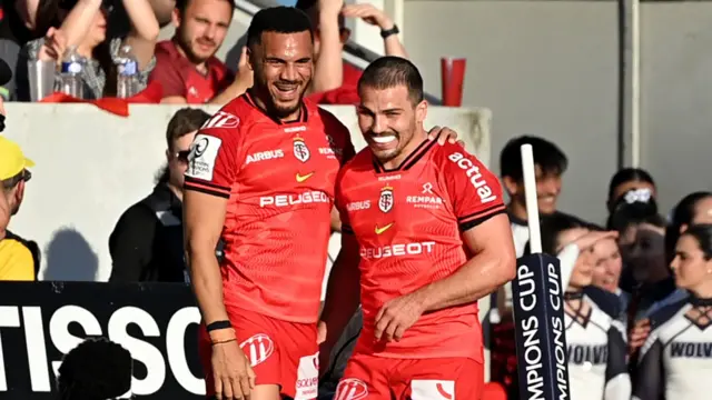 Toulouse celebrate