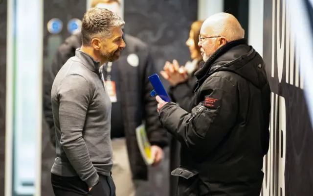 Stephen Robinson in conversation with BBC veteran Chick Young