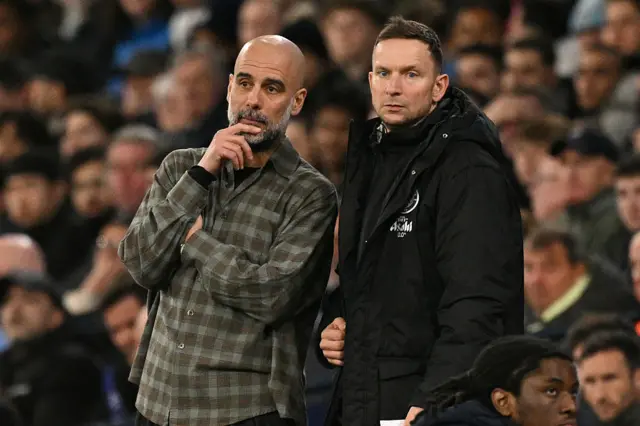 Pep Guardiola and Pep Lijnders