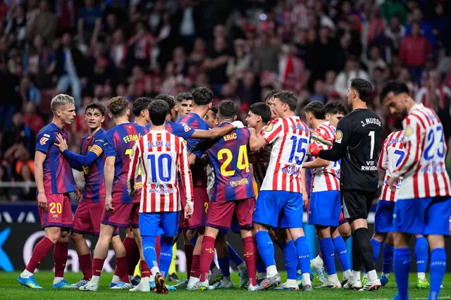 FT: Atletico Madrid 1-2 Barcelona