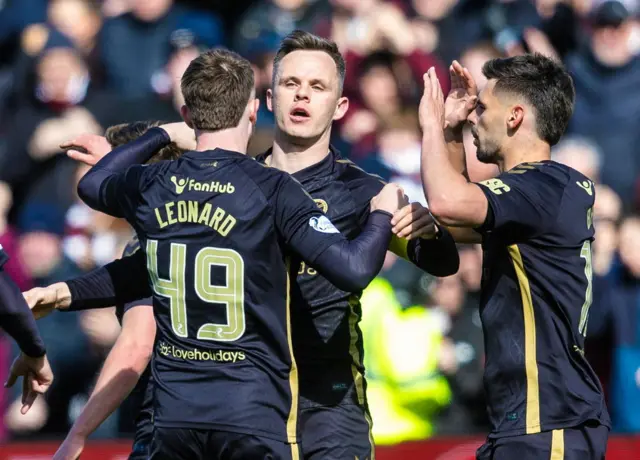 Lawrence Shankland levelled for Hearts