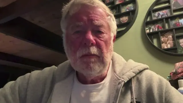 Retired Marine Corps Colonel Brendan Kearney speaks to BBC News