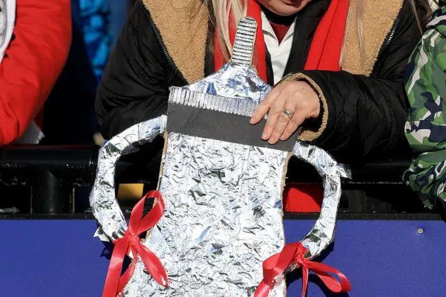 Tinfoil fa cup trophy