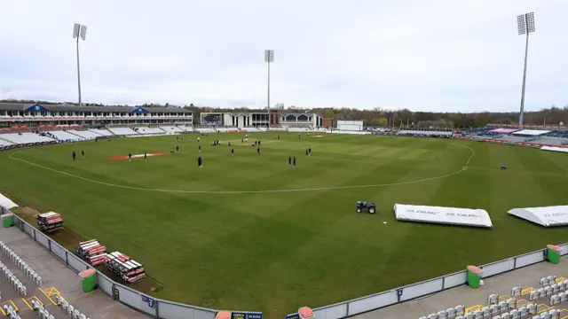 The BanksHomes Riverside ahead of play on day two