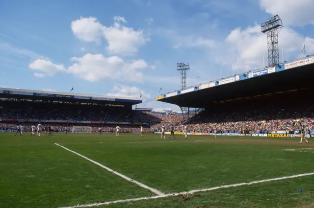 Leeds against Coventry City in 1987