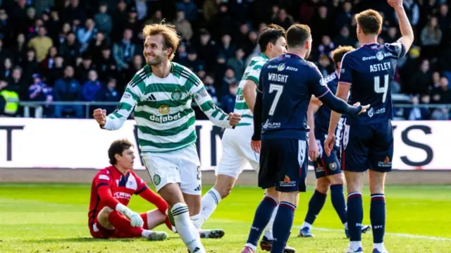 Benjamin Nygren celebrates