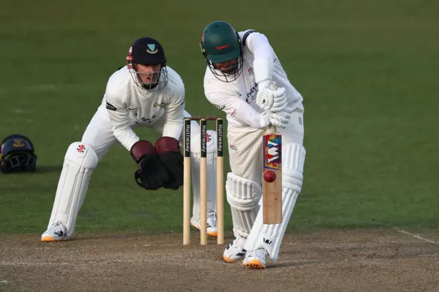 Stevie Eskinazi batting for Leicestershire