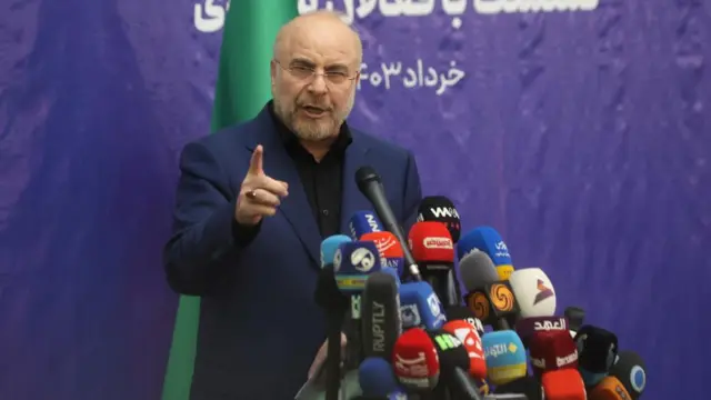 Presidential candidate Mohammad Bagher Ghalibaf