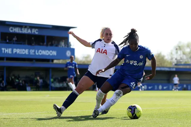 Kadeisha Buchanan and Cathinka Tandberg