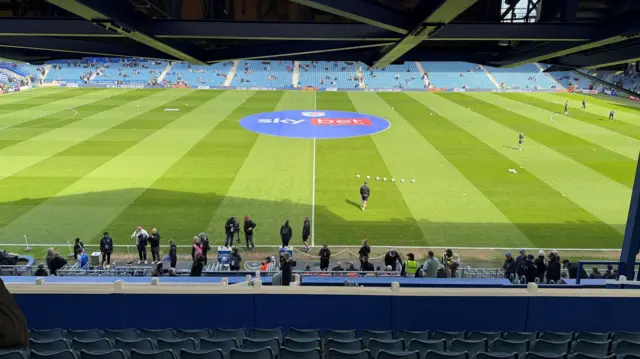 General view of Fratton Park before Portsmouth v Oxford