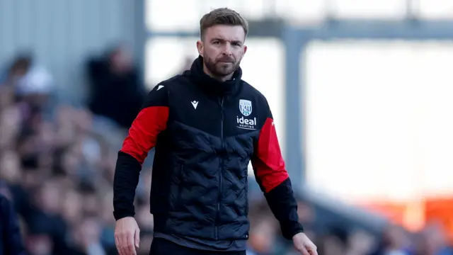 James Morrison on the touchline