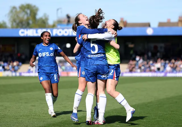 Chelsea celebrate