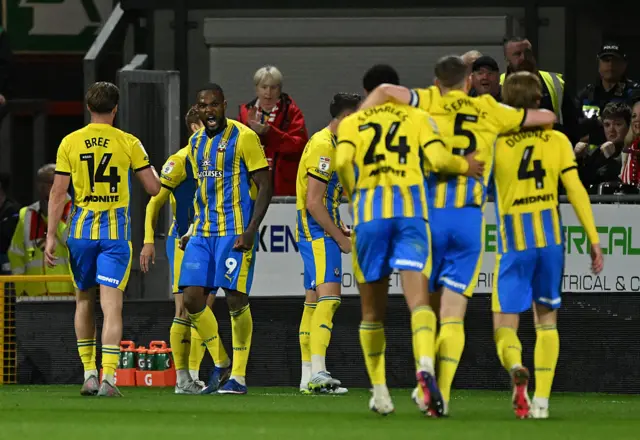 Southampton players celebrate
