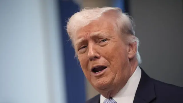 President Donald Trump, pictured on Monday