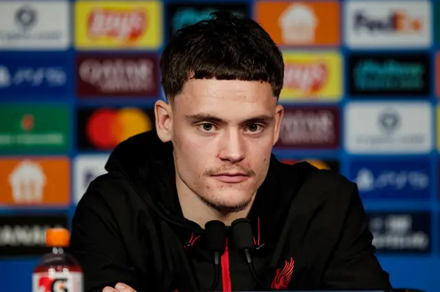 Florian Wirtz in news conference